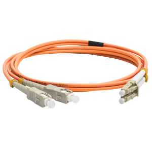 LANMASTER optical patch cord, LSZH, LC/PC-SC/PC, MM